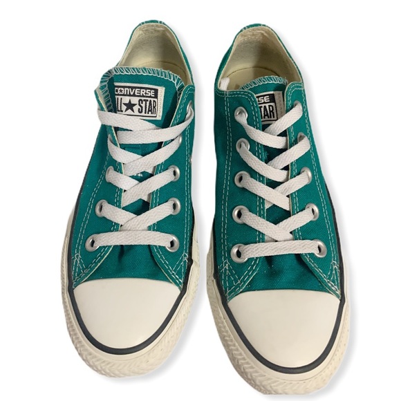Converse teal green sneakers sz 6 - Picture 2 of 7